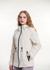 Women's Lightweight Water-repellent Raincoat Jacket