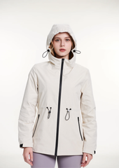 Women's Lightweight Water-repellent Raincoat Jacket